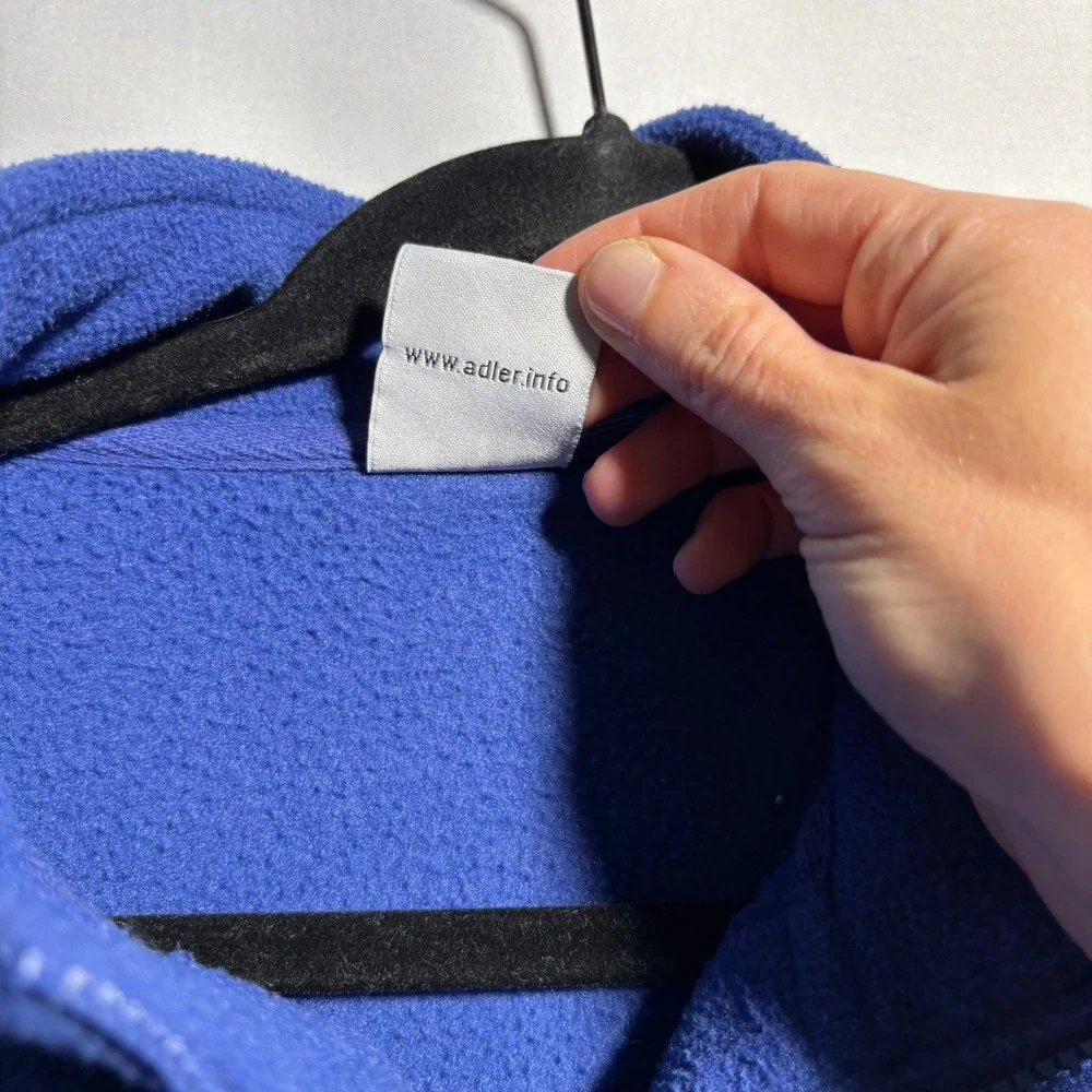 Adler Innsbruck Austria Fleece Jacket Blue Full Zip XL - Picture 4 of 8